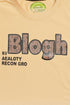Printed Blough Tee - Brown