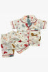 Printed Butterfly Nightsuit - Short Sleeves