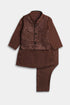 Embroidered Sequins Shalwaar kameez - Brown