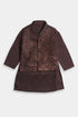 Embroidered Sequins Shalwaar kameez - Chocolate Brown