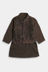 Embroidered Sequins Shalwaar kameez - Dark Brown