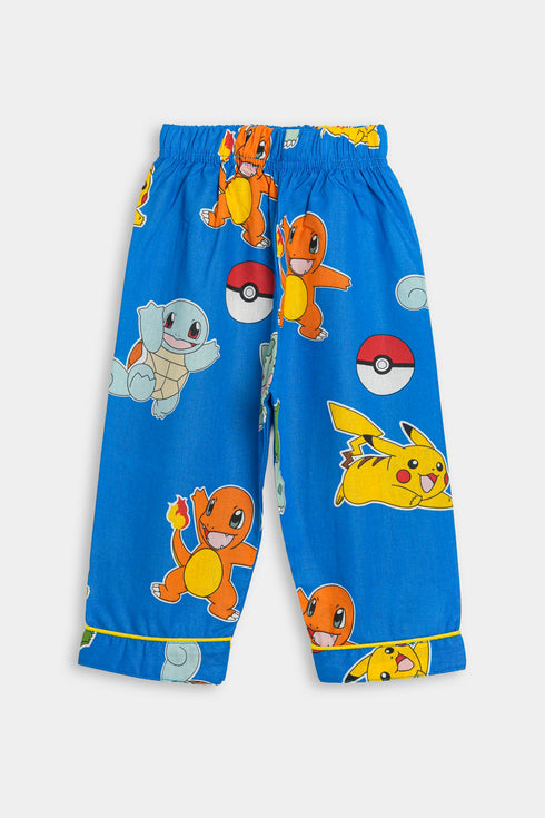 Printed Minecraft Nightsuit - Blue