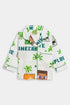 Printed Minecraft Nightsuit - White