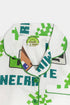 Printed Minecraft Nightsuit - White