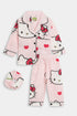 Printed Kitty Nightsuit - Pink