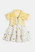 Printed Bee Frock - White