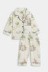 Printed Pooh Nightsuit - White