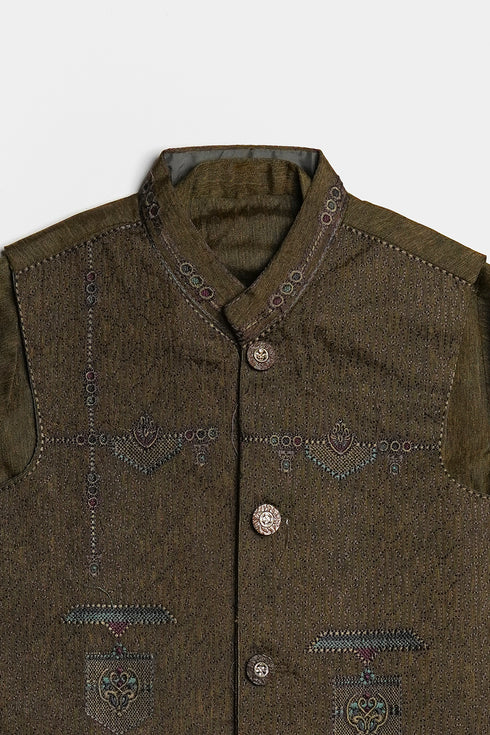 Embroidered Shalwaar kameez - mehndi green