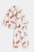 Printed Seal Nightsuit - White