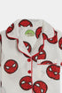 Printed Spiderman Nightsuit - Red
