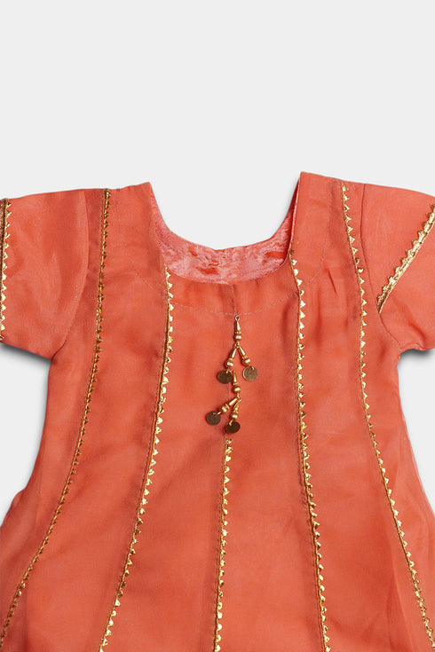 Chiffon 2 Piece - Peach