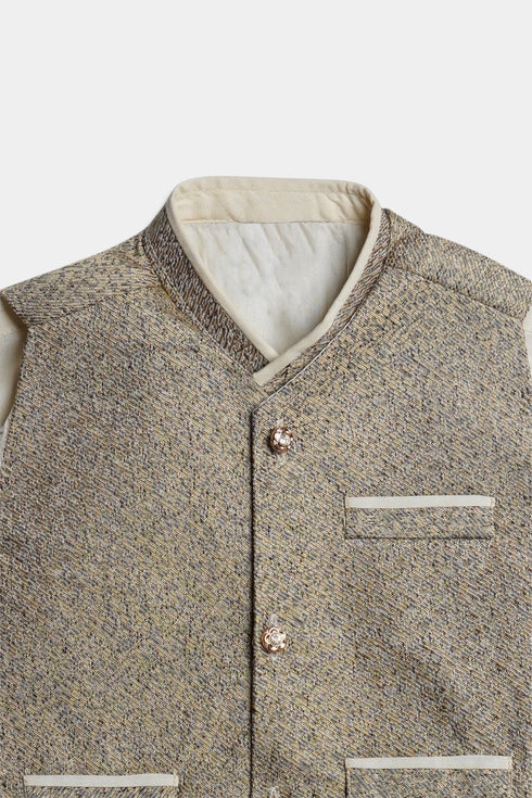 Printed Shalwaar kameez - Cream