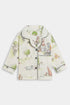 Printed Pooh Nightsuit - White