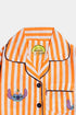 Printed Stitch Nightsuit - Orange