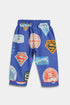 Printed Superman Nightsuit - Blue