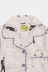 Printed Lady Nightsuit - Purple
