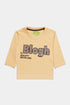 Printed Blough Tee - Brown