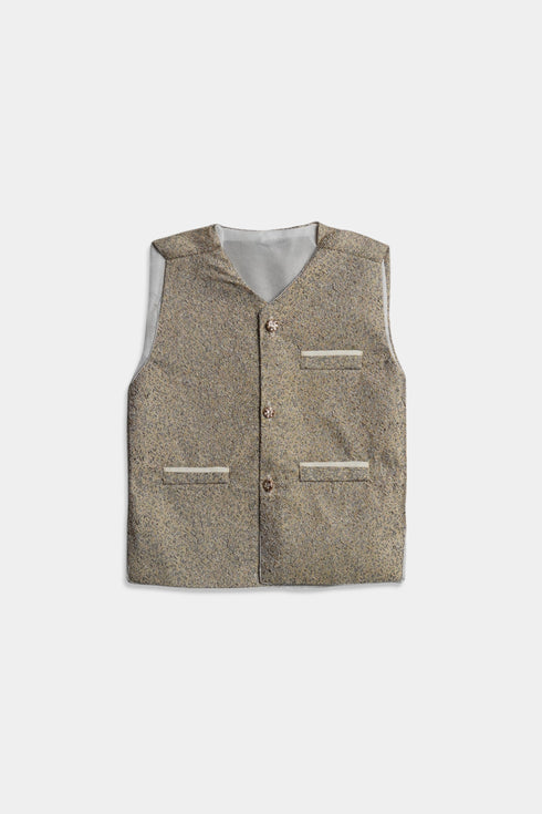 Printed Shalwaar kameez - Cream