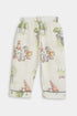 Printed Pooh Nightsuit - White