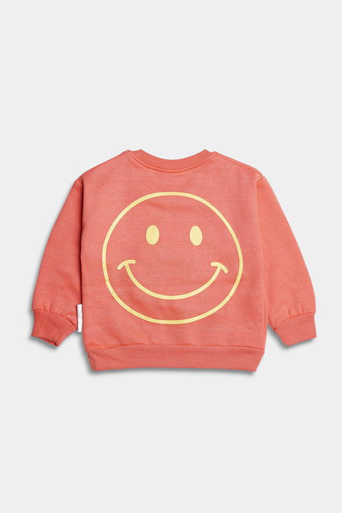 Printed Sunday Tracksuit - Peach