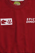 Printed Dino Tracksuit - Red