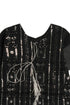 Embroidered Sequins Sharara Chiffon 3 Piece - Black