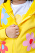 Printed Flowers 3-Piece Tracksuit - Yellow