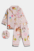 Printed Hamster Nightsuit - Pink