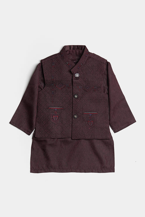 Embroidered Shalwaar kameez - Purple