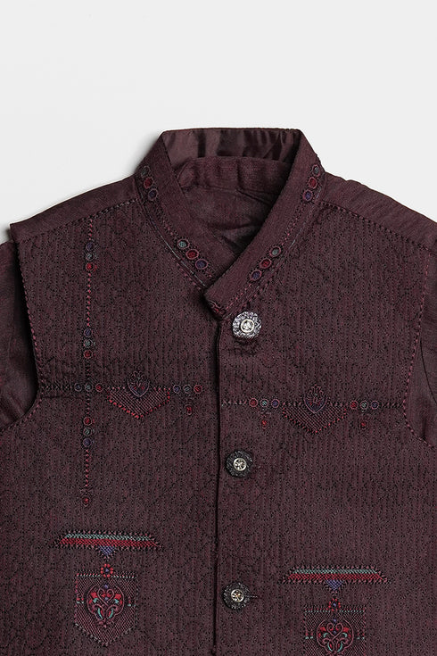 Embroidered Shalwaar kameez - Purple