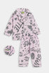 Printed Swiftie Nightsuit - Lilac