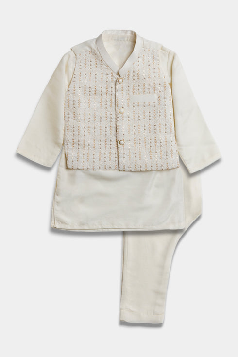 Embroidered Shalwaar kameez - Cream