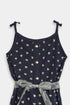 Printed Hearts Jumpsuit - Blue