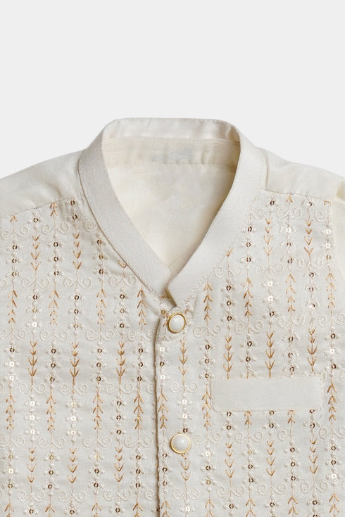 Embroidered Shalwaar kameez - Cream
