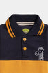 Embroidered Dino Polo Set - Blue
