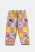 Printed Monster Nightsuit - Pink