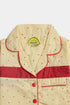 Printed Heart Nightsuit - Yellow