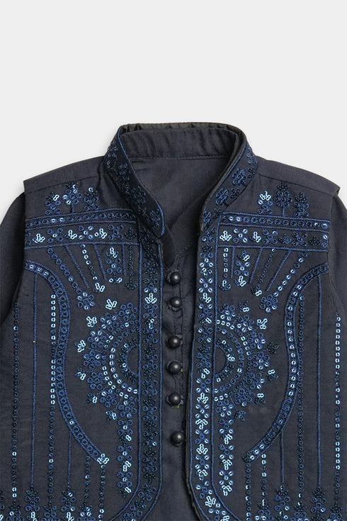 Sequins Shalwaar kameez - Blue