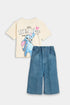 Printed Stitch Set - Cream