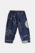 Printed Planets Nightsuit - Blue