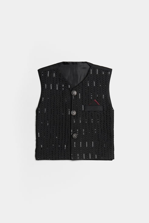 Embroidered Shalwaar kameez - Black