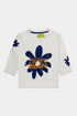 Printed Flowers Tee - White