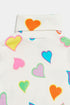Hearts High-Neck - White