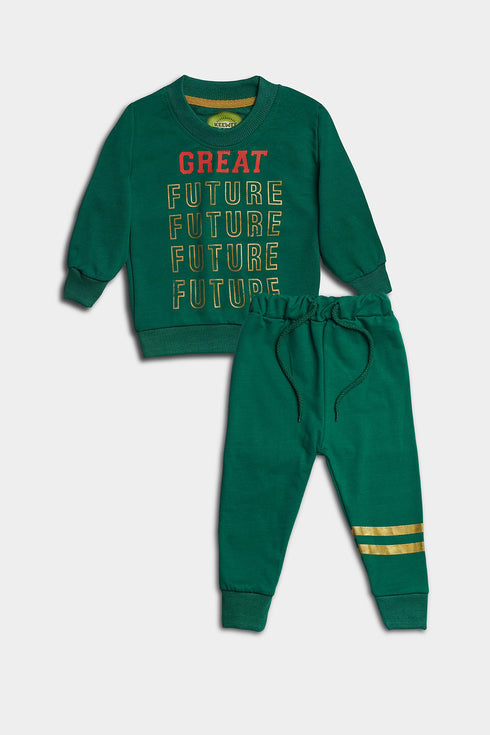 Printed Future Tracksuit - Green