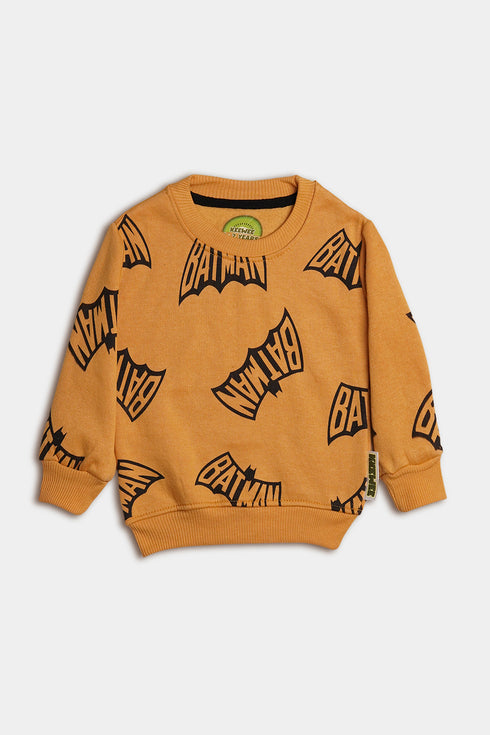 Printed Batman Tracksuit - Yellow