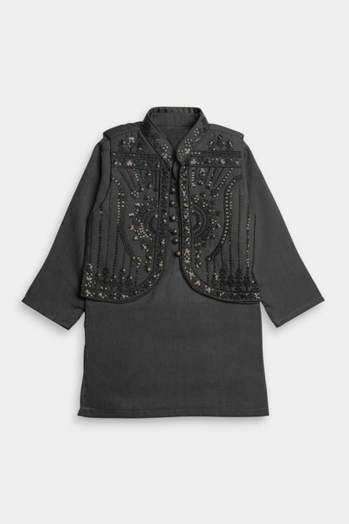 Sequins Shalwaar kameez - Grey