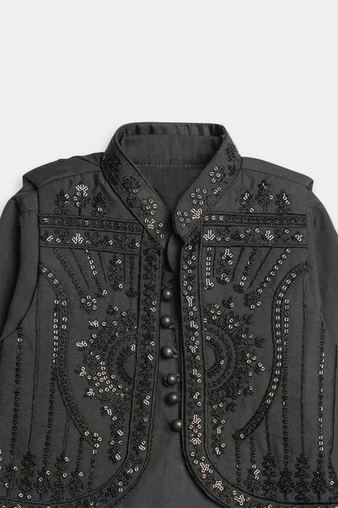 Sequins Shalwaar kameez - Grey