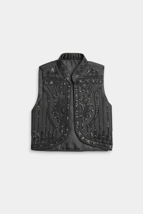 Sequins Shalwaar kameez - Grey