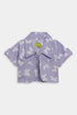 Printed Butterfly Frock set - Purple