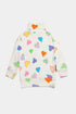 Hearts High-Neck - White